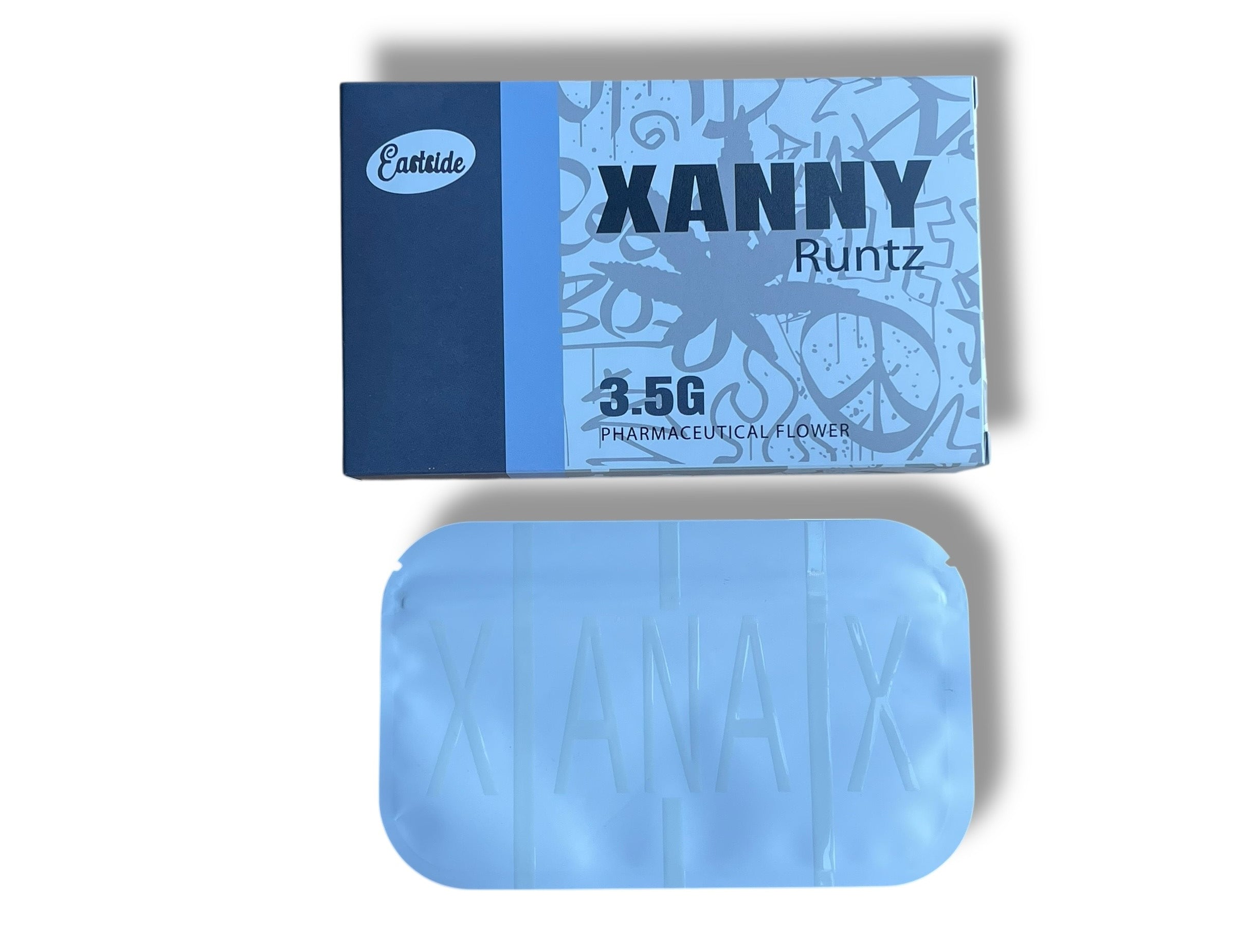 Runtz Mylar Bags with Boxes 3.5g Box Packaging Eastside Xanax