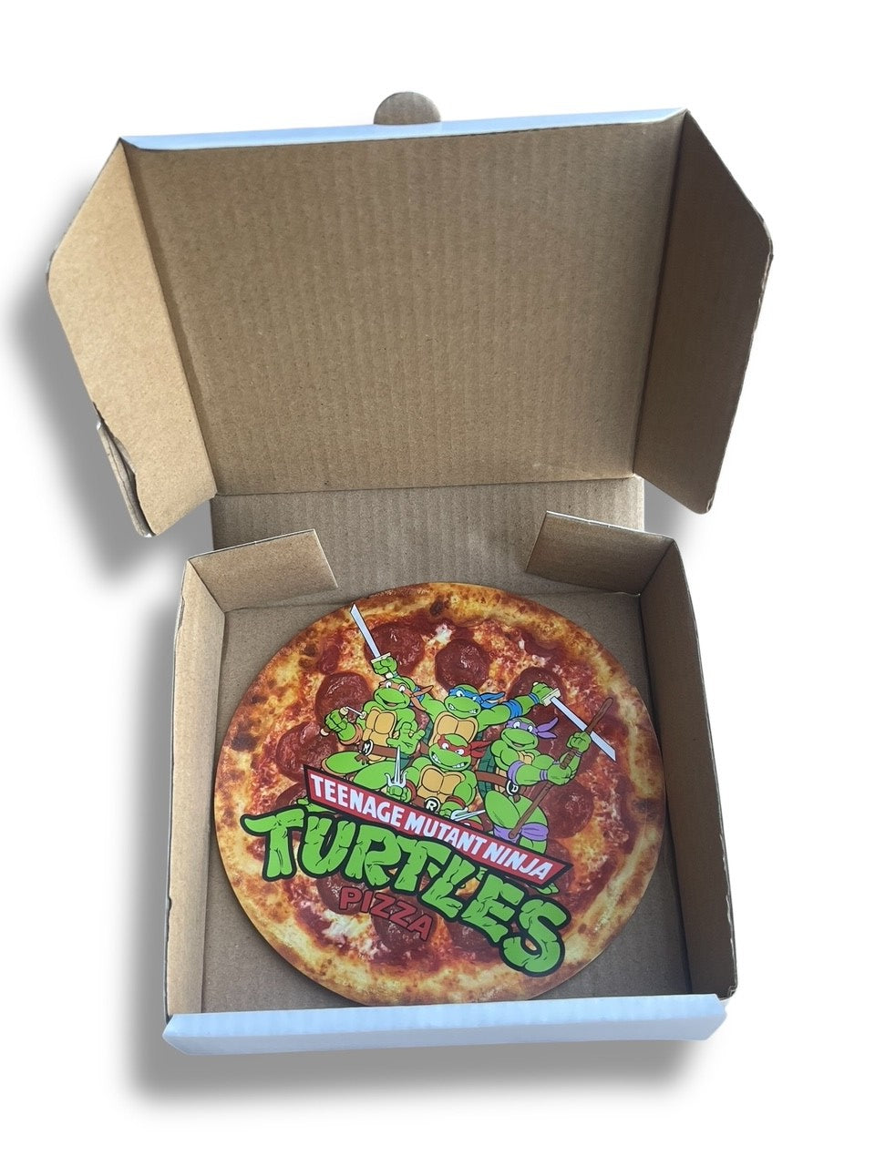Ninja Turtles Pizza Box Mylar Bags with Boxes 3.5g Box Packaging