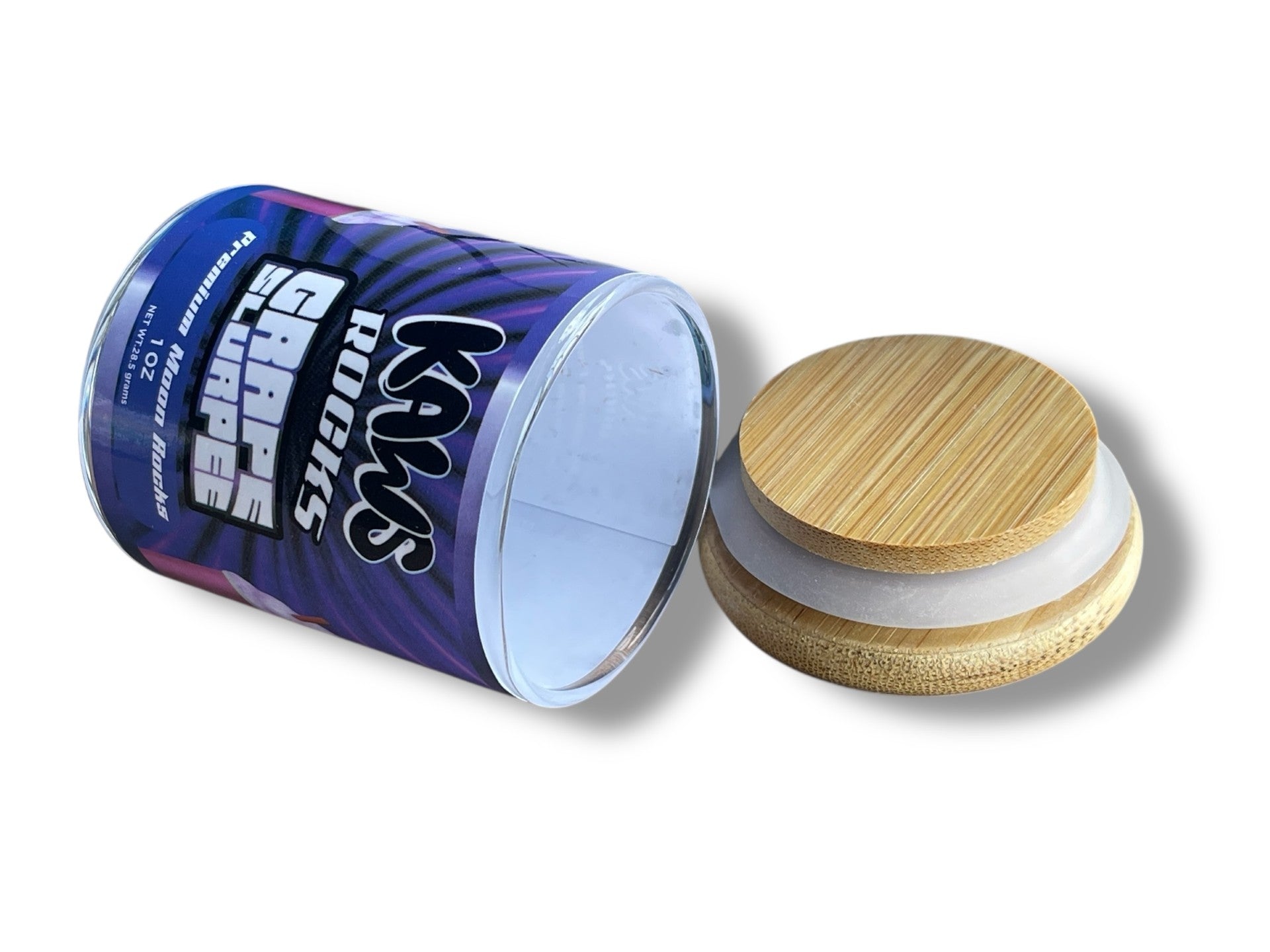 Kawz Exotic Slurpee Edition Moon Rocks 1oz Glass Jars - Varity Pack 16 Strains in box Empty Jars