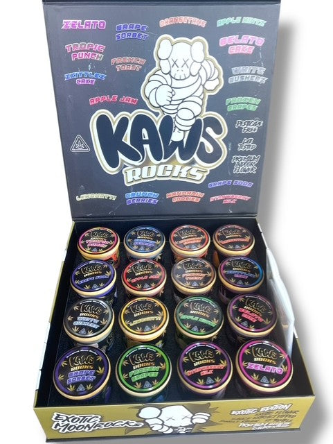 Kawz Exotic Edition Moon Rocks 1oz Glass Jars - Varity Pack 16 Strains in box Empty Jars (Copy)