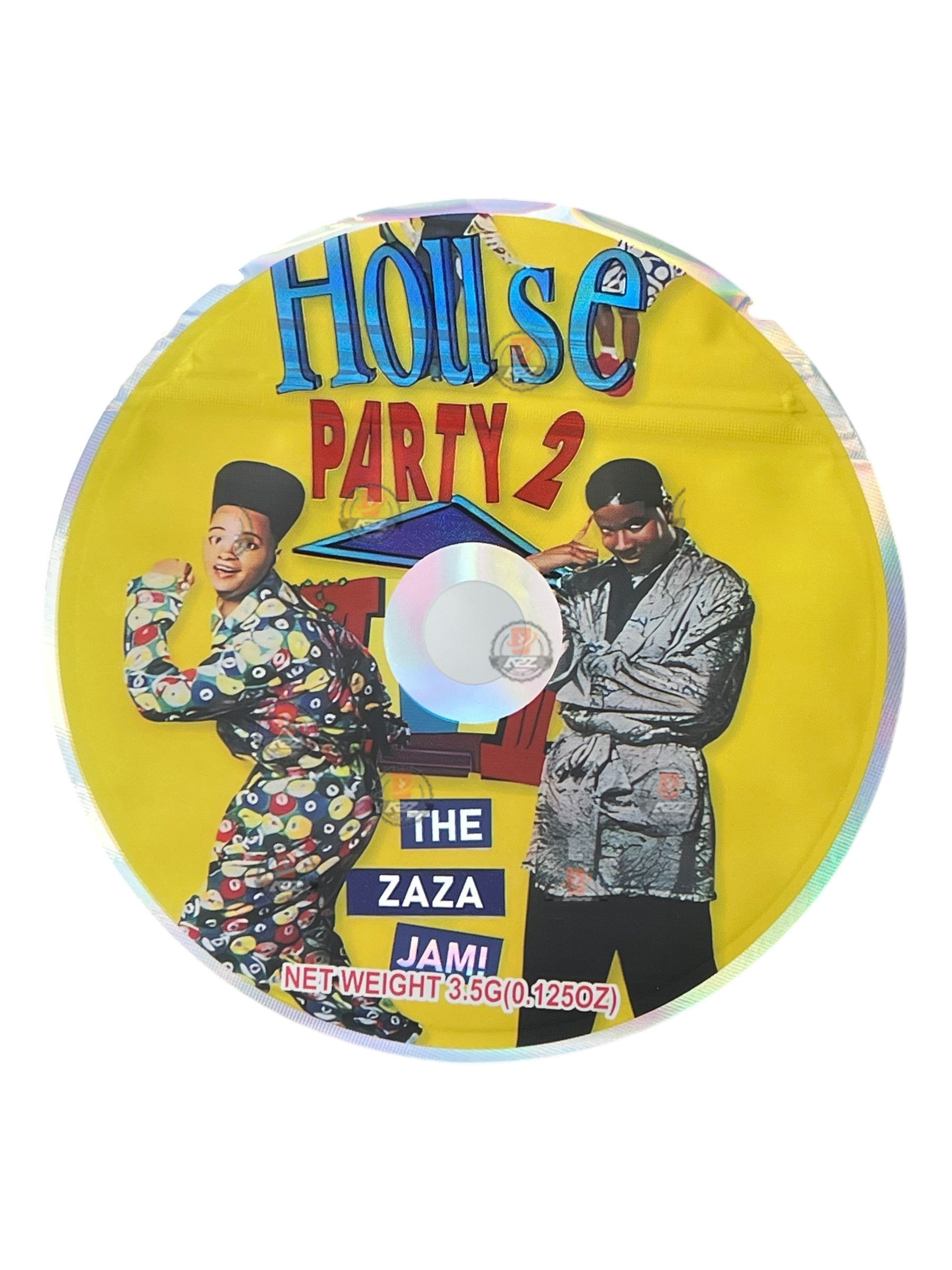 House Party 2 CD Cases with Mylar bags 3.5g The Zaza Jam