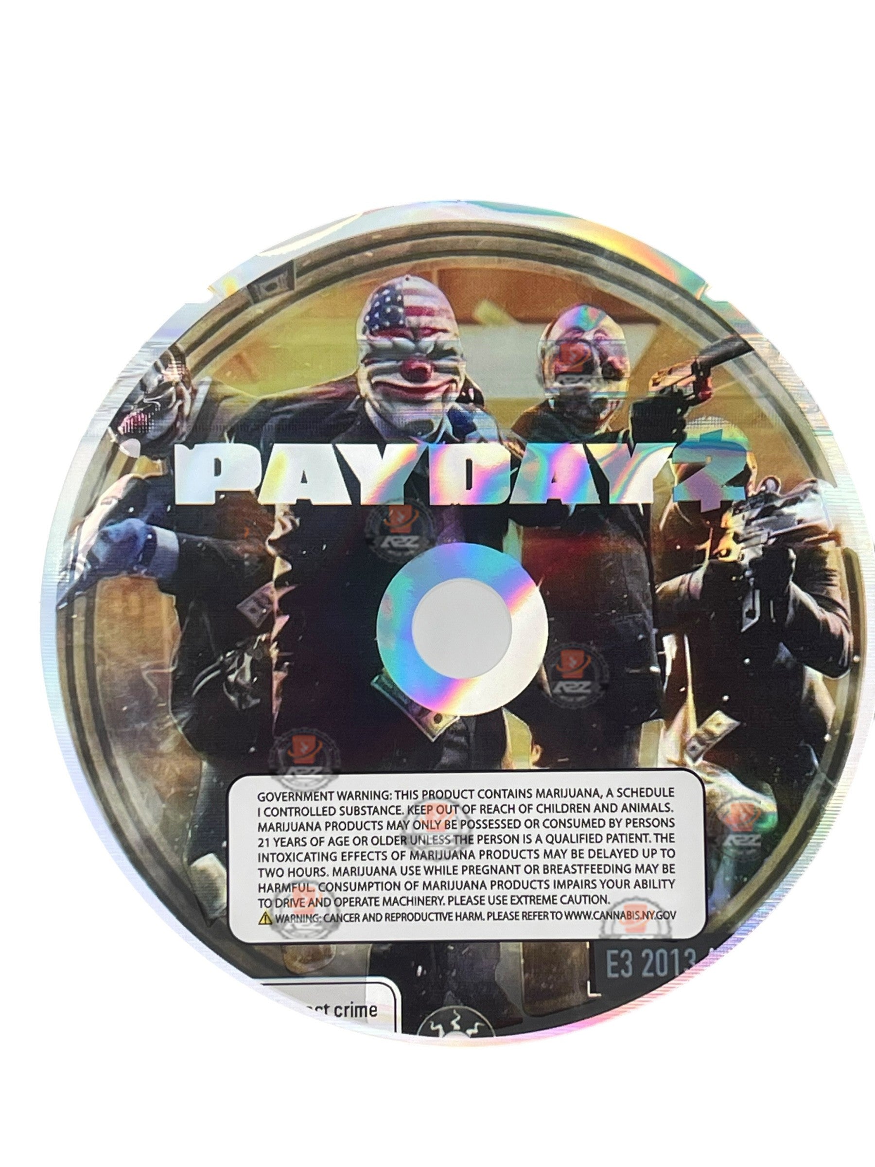 Pay Day 2 CD Cases with Mylar bags 3.5g