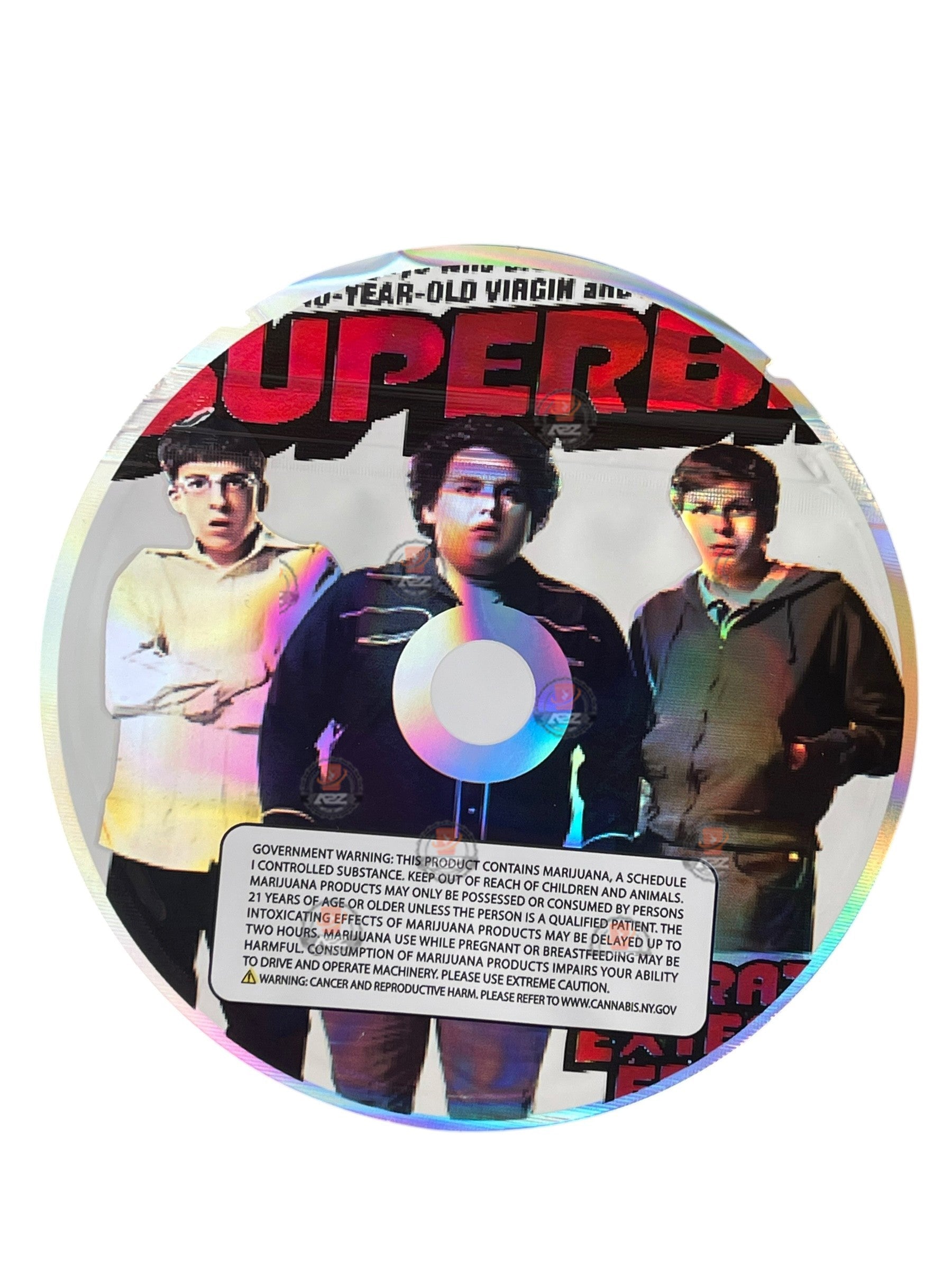 Superbad CD Cases with Mylar bags 3.5g