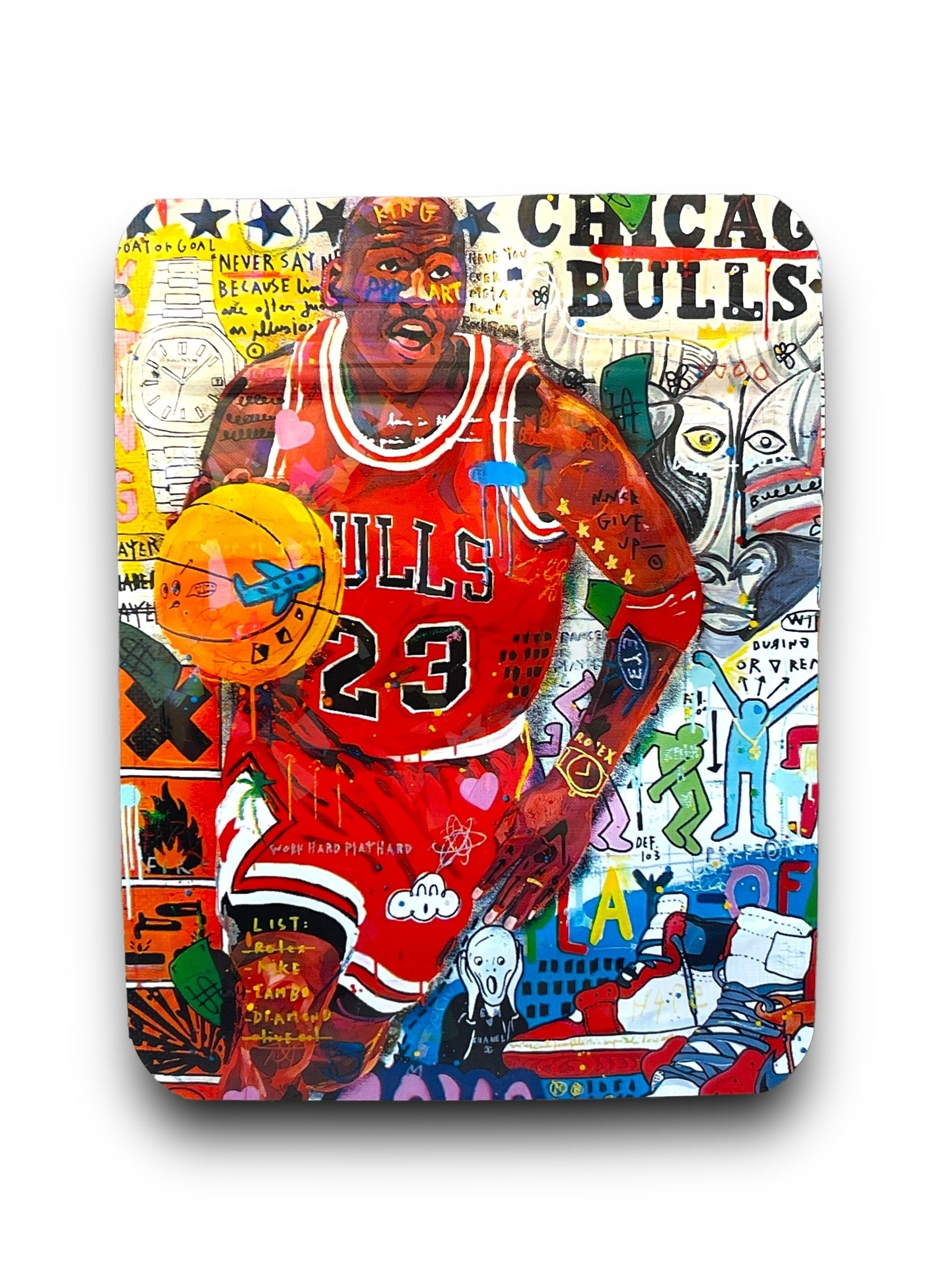 Michael Jordan 3.5G Mylar Bags Holographic Chicago Bulls Play Off