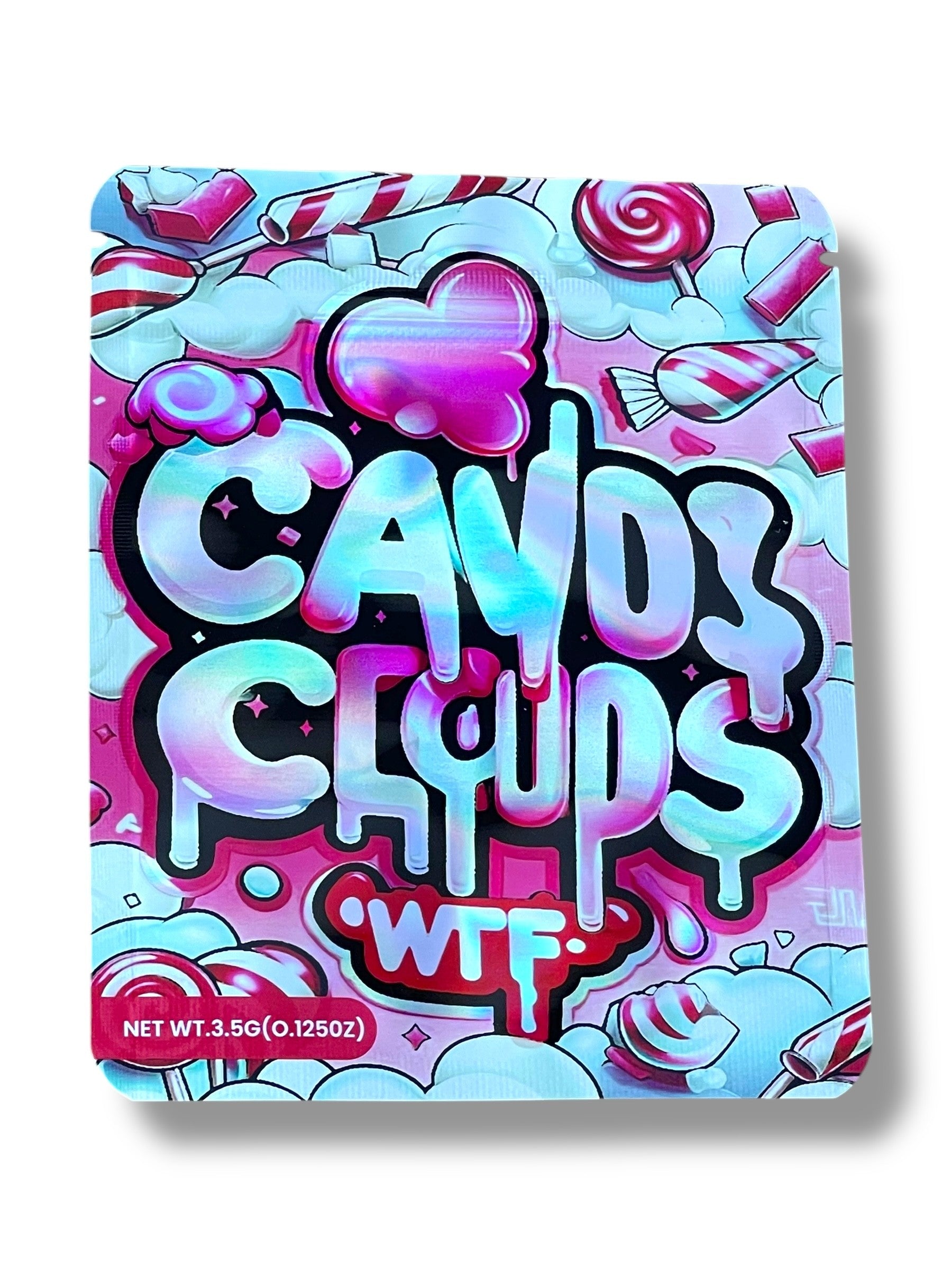 Candy Clouds 3D Box and Bags 3.5g Box Packaging Holographic