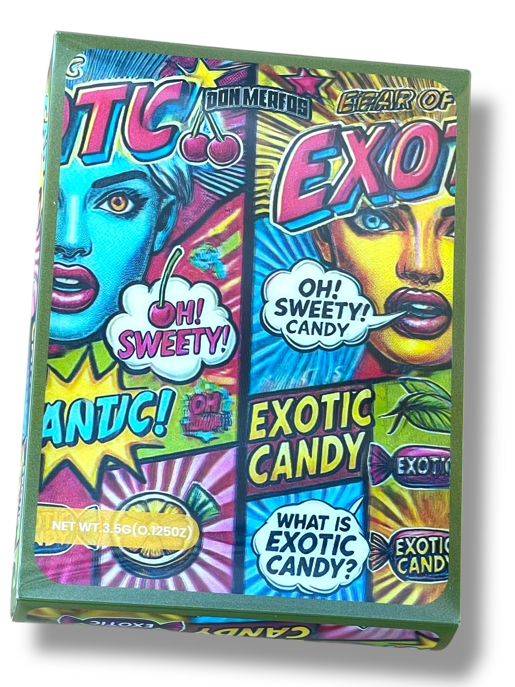 Exotic Candy 3D Box and Bags 3.5g Box Packaging Holographic
