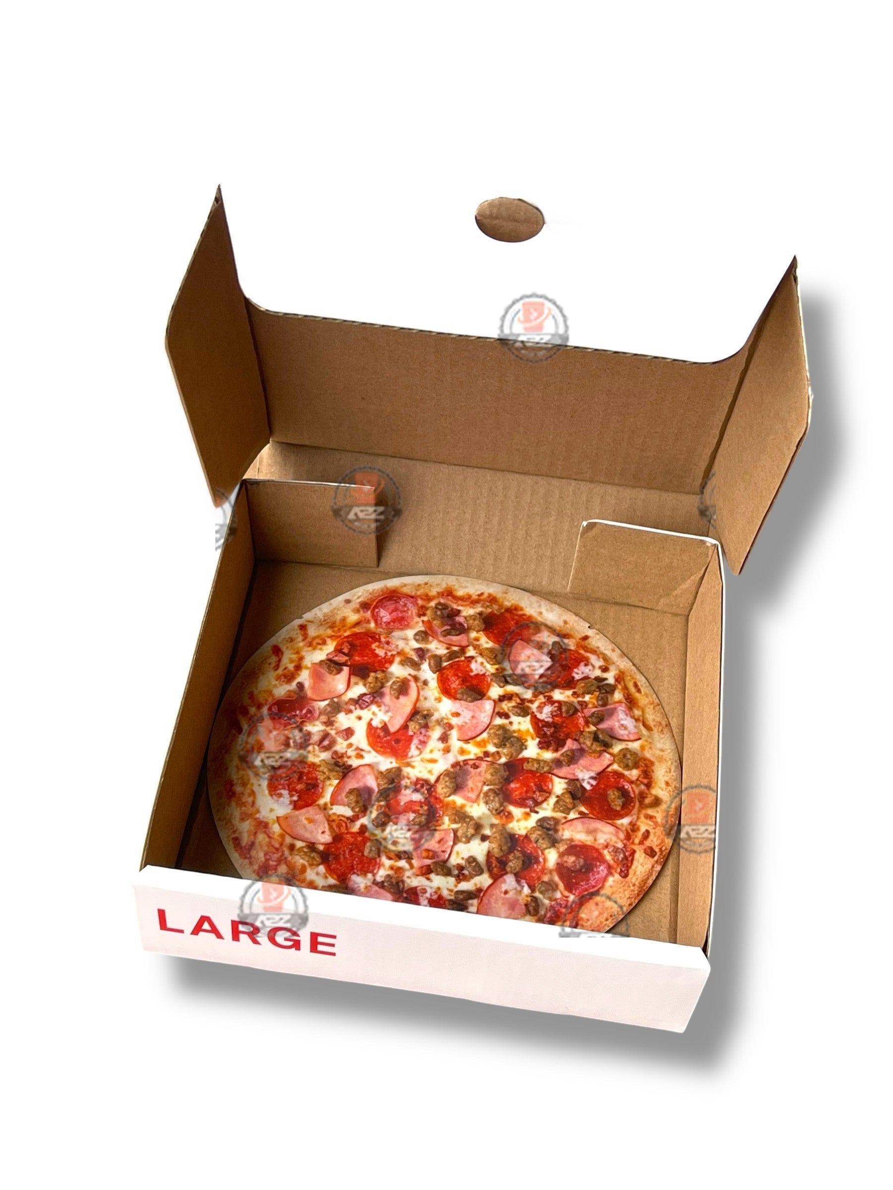 Zaminos Pizza Box Mylar Bags with Boxes 3.5g Box Packaging