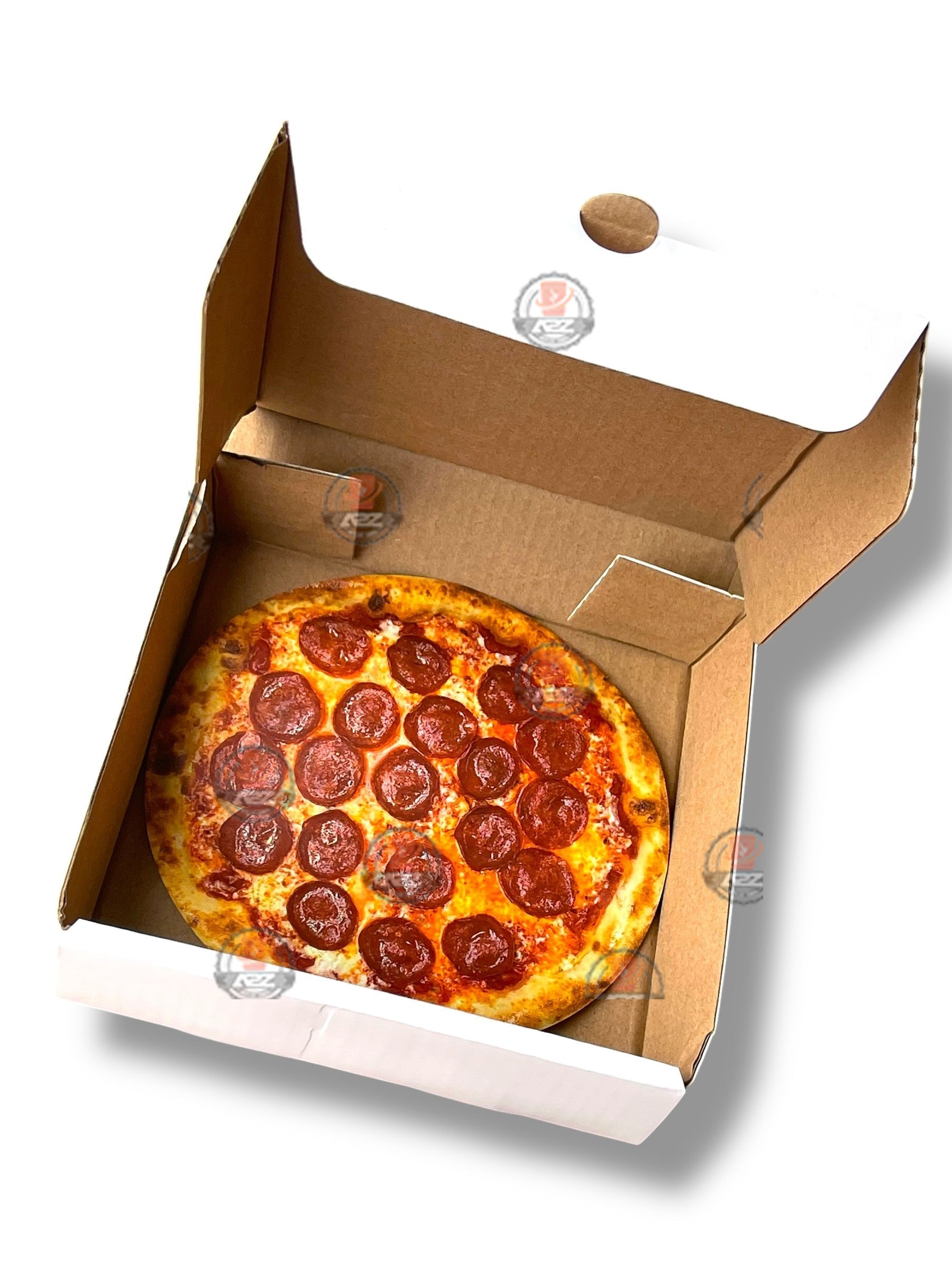 Little Zasars Pizza Box Mylar Bags with Boxes 3.5g Box Packaging