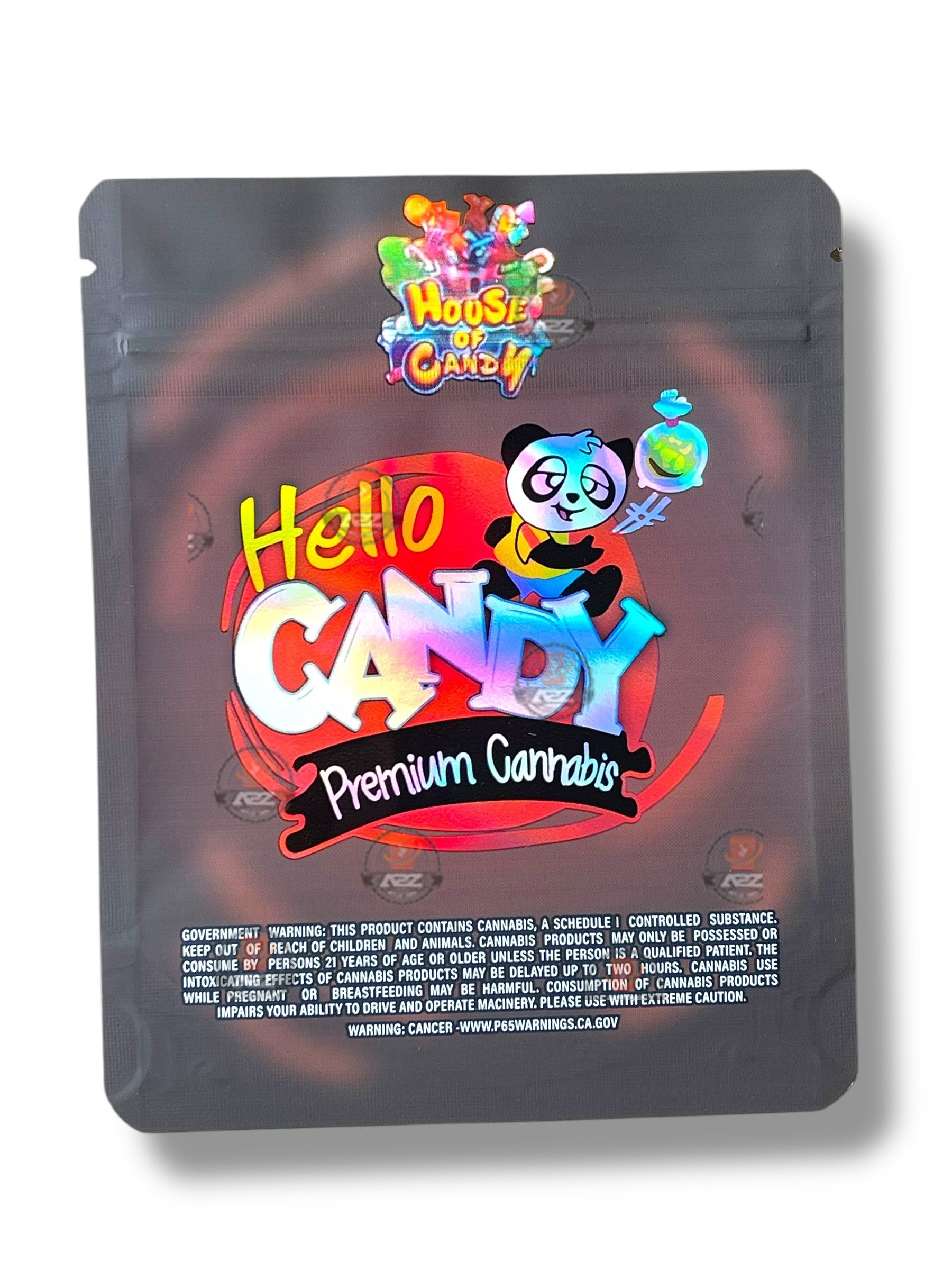 Hello Candy Panda Mylar Bag 3.5g House of Candy
