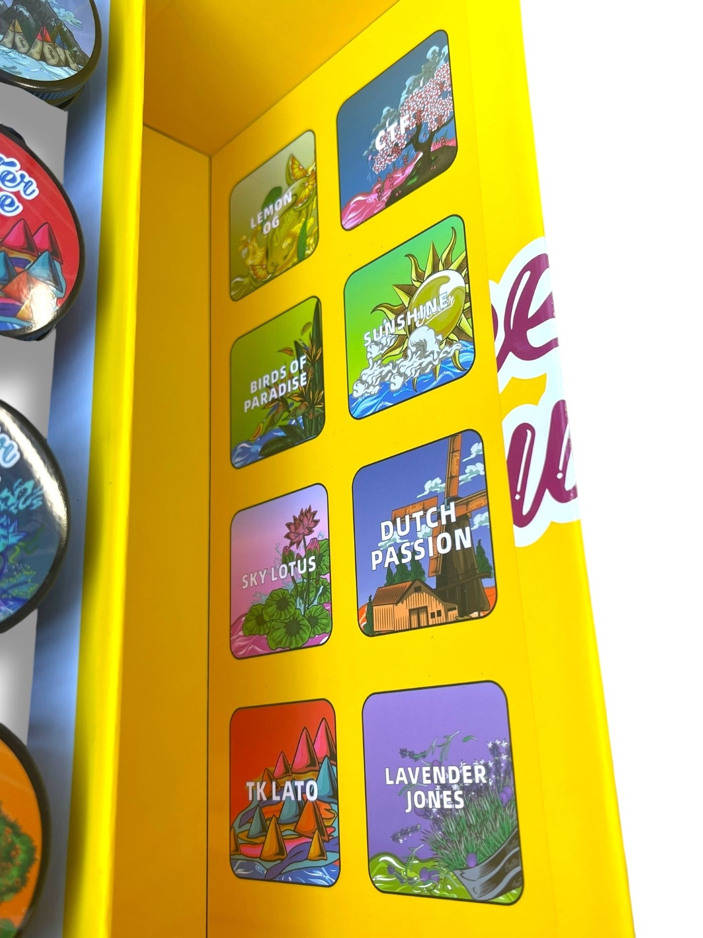 Jeeter Juice Variety Pack 16-1oz Jars in a box Live Resin Empty Jars