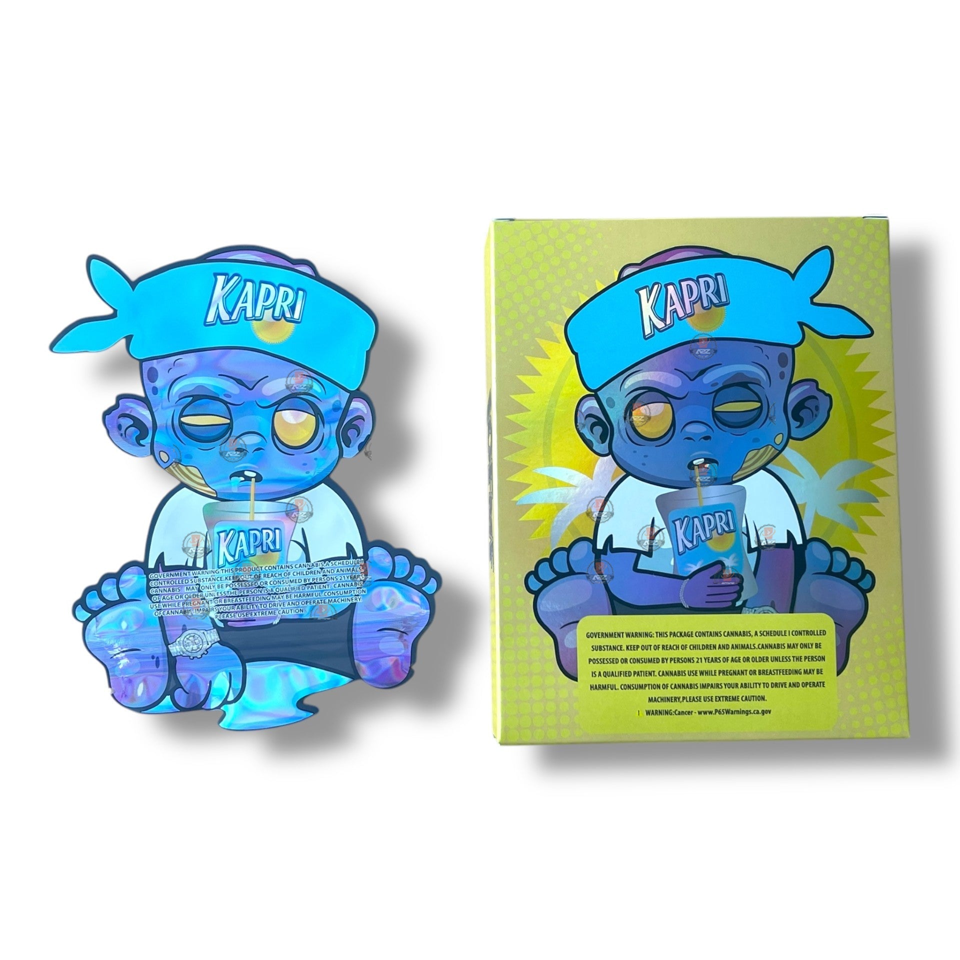 Kapri Baby Mylar Bags with Boxes 3.5g Box Packaging