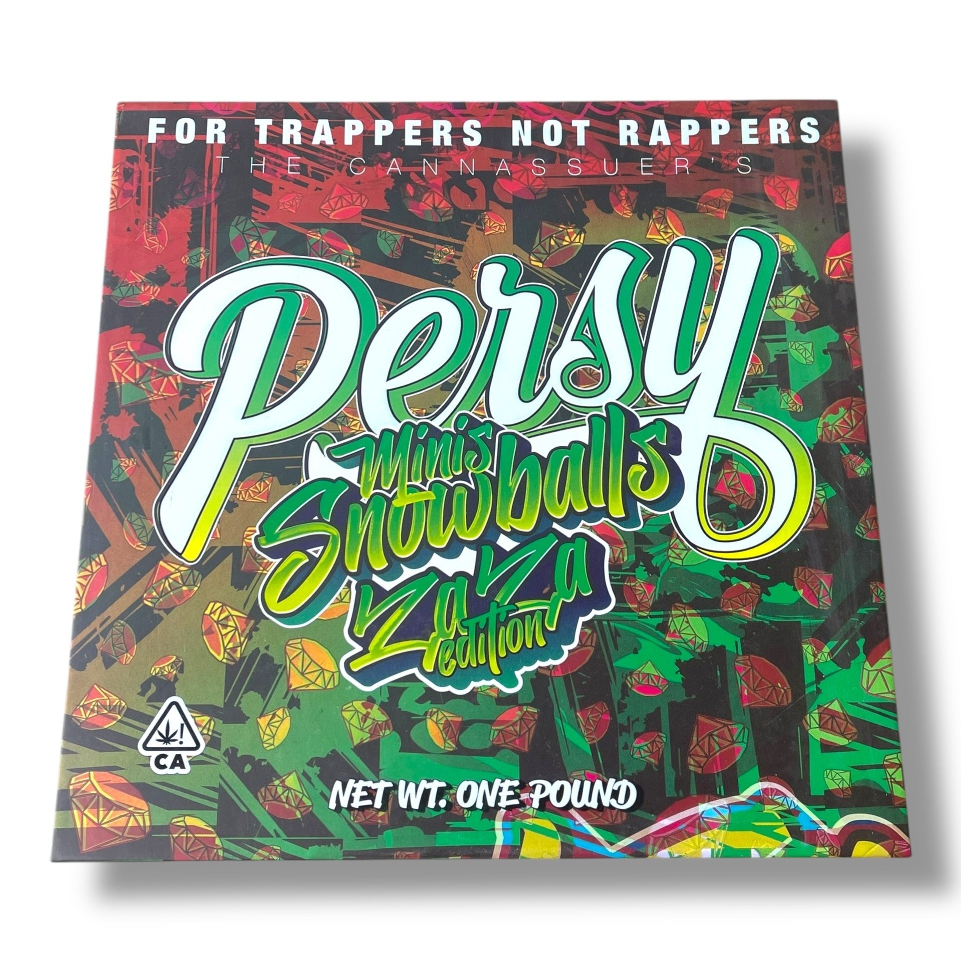 Persy Mini Snowballs Zaza Edition 16-1oz Glass Jars - Varity Pack 16 Flavors in box 1 pound empty jars