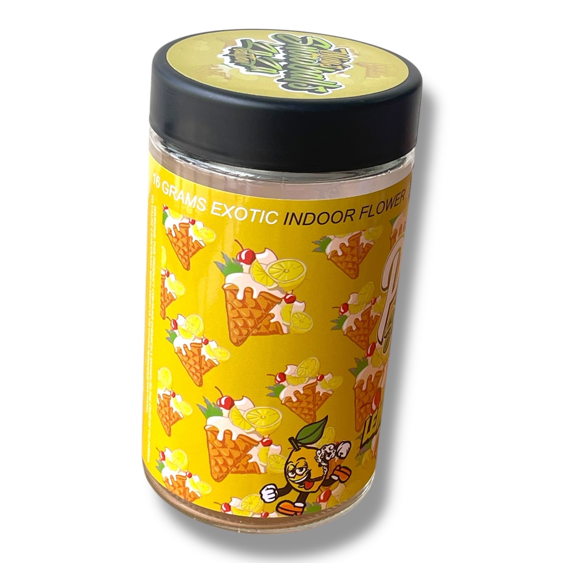 Persy Mini Snowballs Zaza Edition 16-1oz Glass Jars - Varity Pack 16 Flavors in box 1 pound empty jars