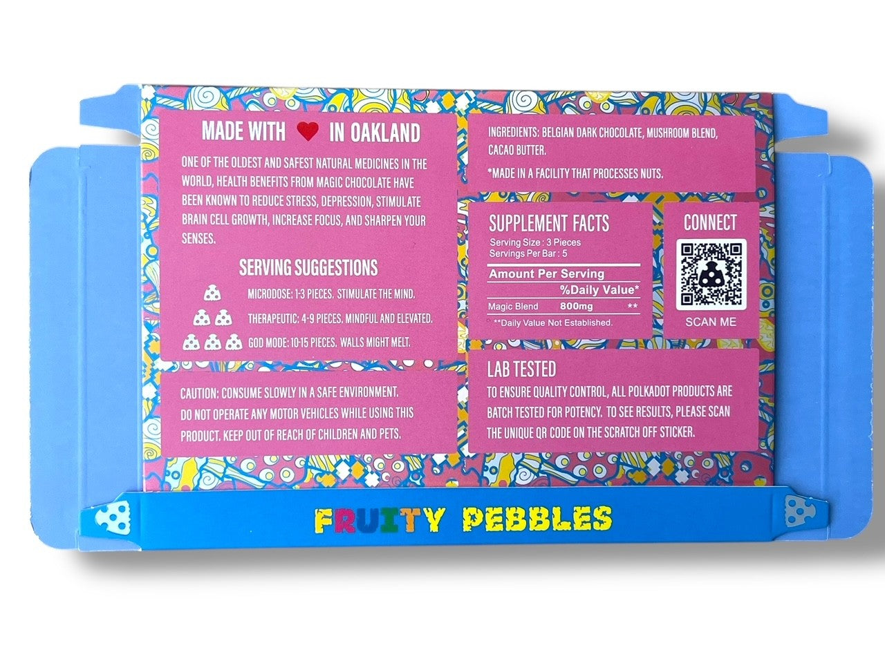 Polkadot Packaging Fruity Pebbles (Master Box Included) Empty Packaging