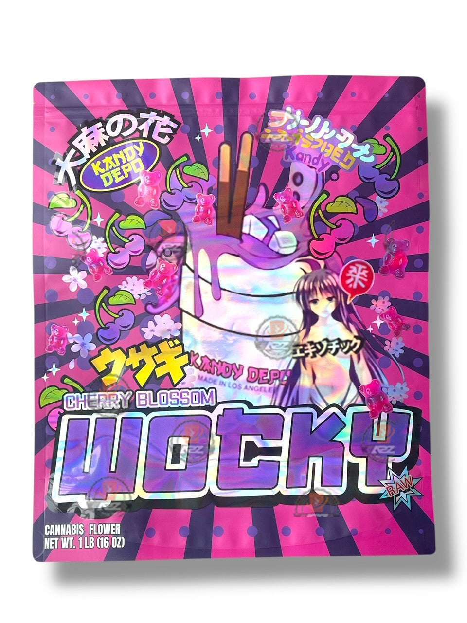 Kandy Depo Wocky Mylar Bag (Large) 1 LBS - 16OZ (454g)