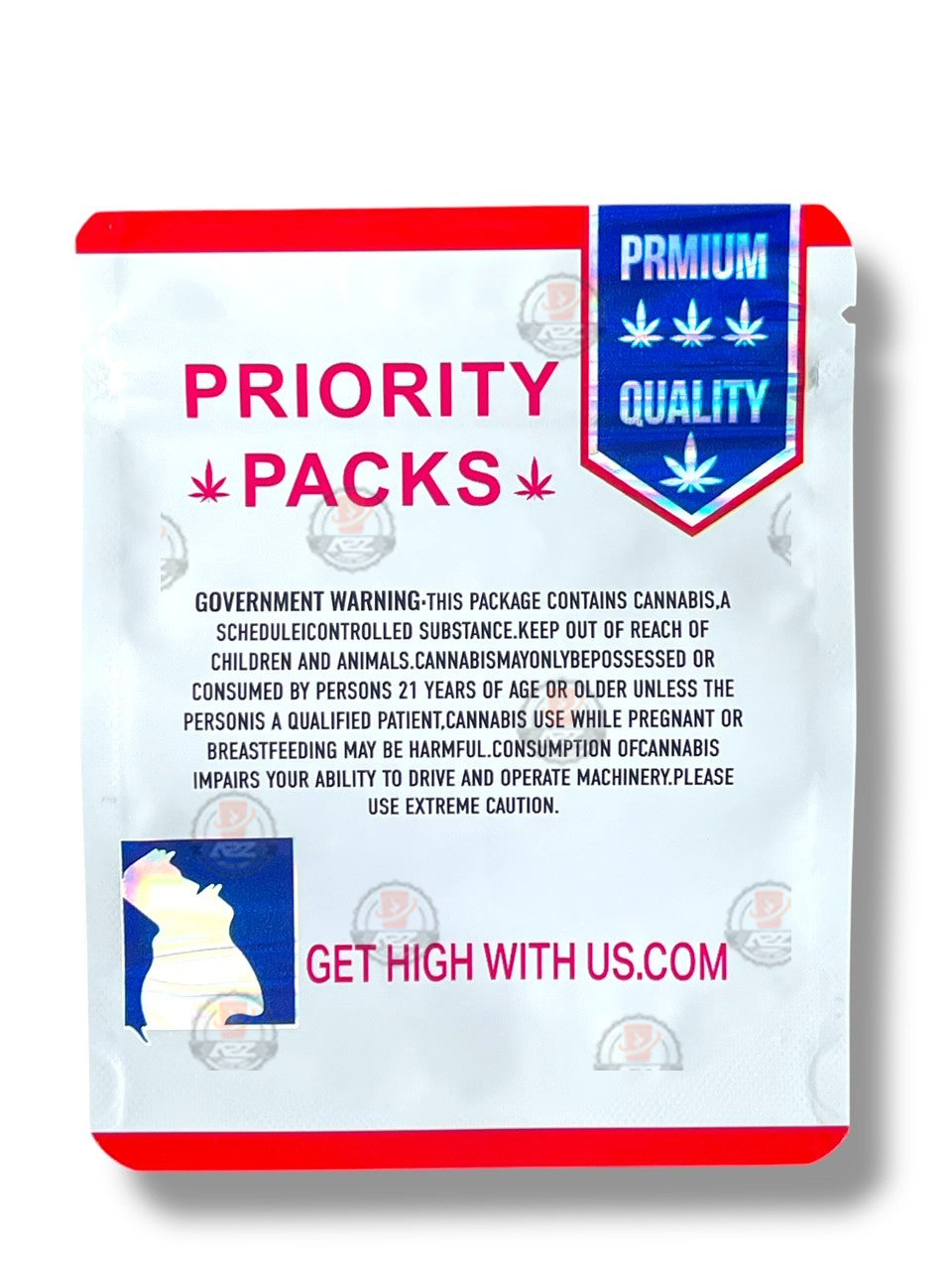 USPS 3.5g Mylar Bag- Packaging Only
