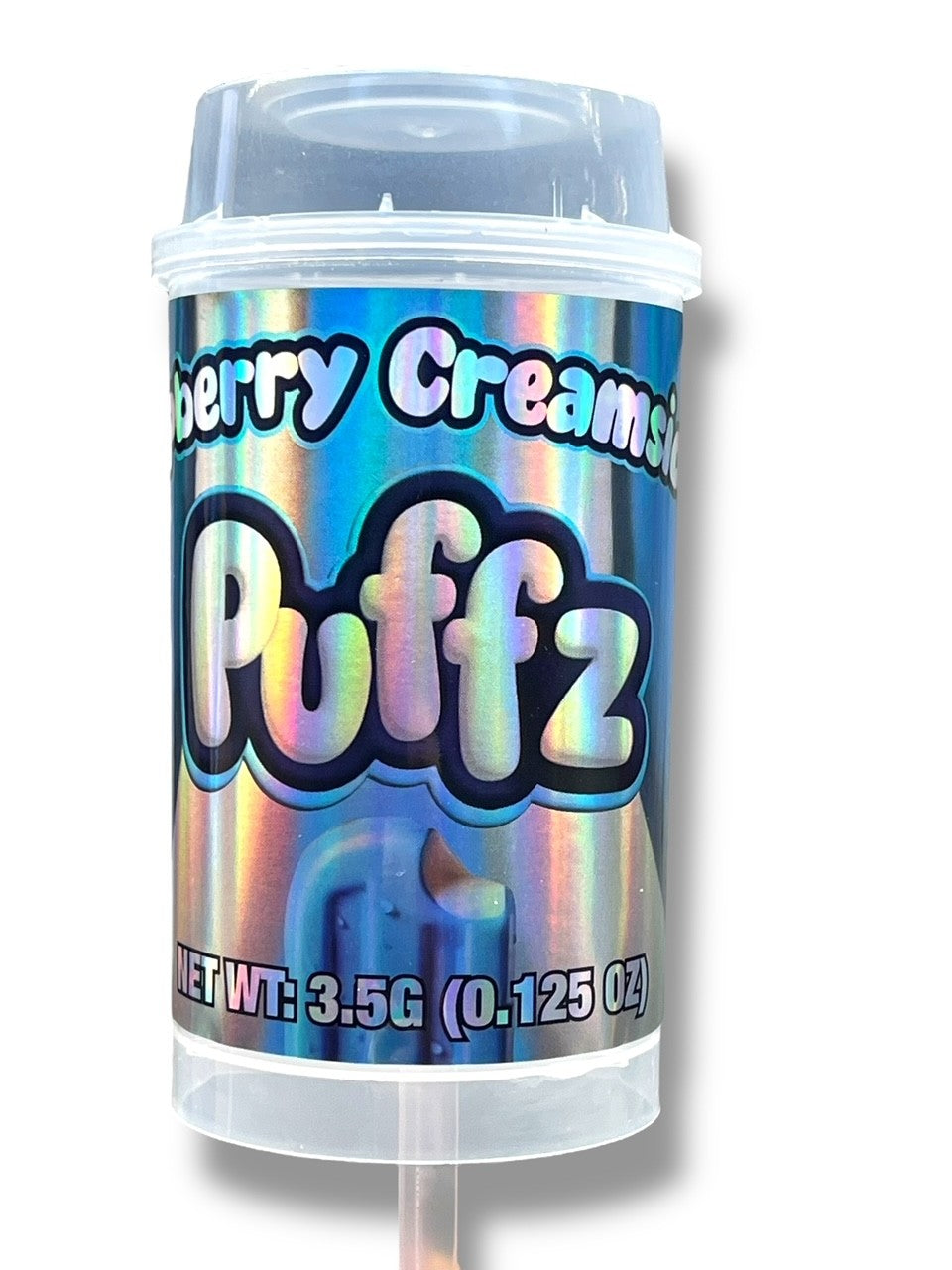 Push Pop Raspberry Creamsicle 3.5g Container Holographic sticker