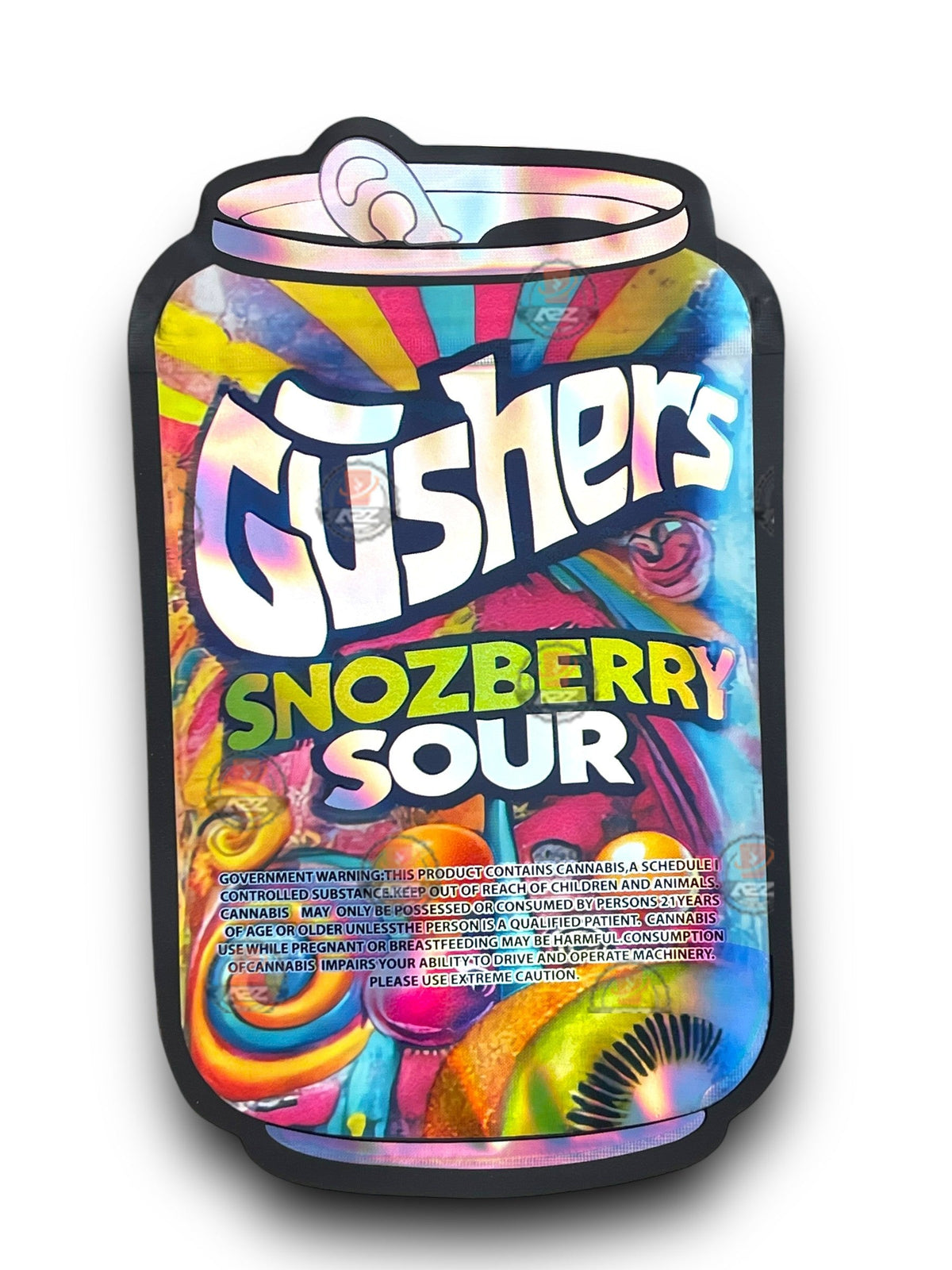 Snozeberry Sour Mylar Bags 3.5g Holographic