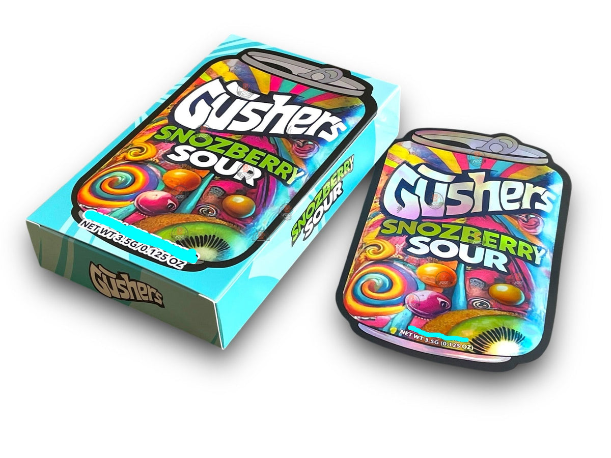 Snozberry Sour Mylar Bags with Boxes 3.5g Box Packaging Holographic
