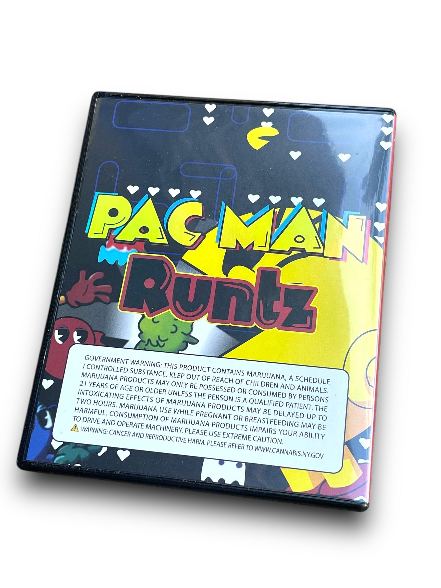Pack Man CD cases 3.5g mylar bags
