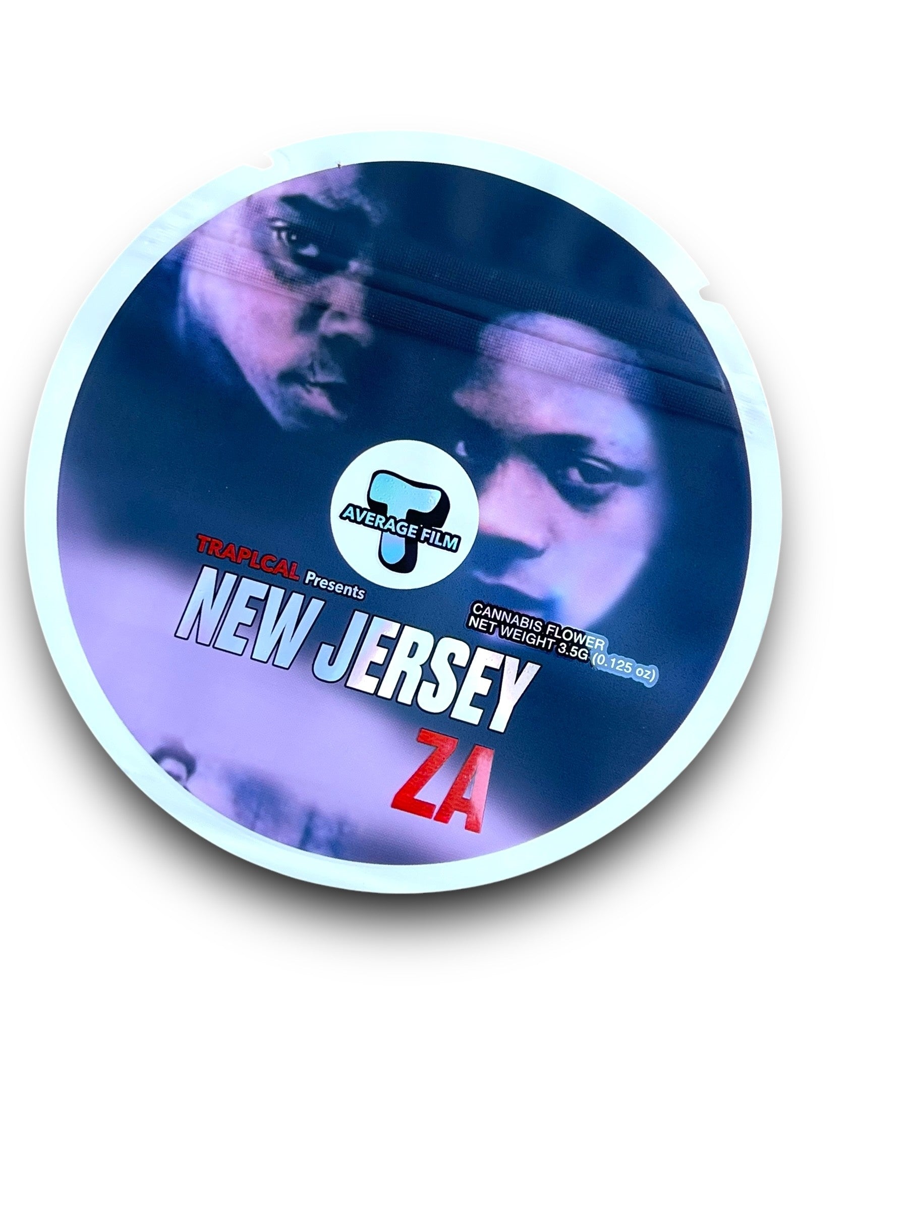 CD Cases with bags New Jersy ZA 3.5g mylar bags
