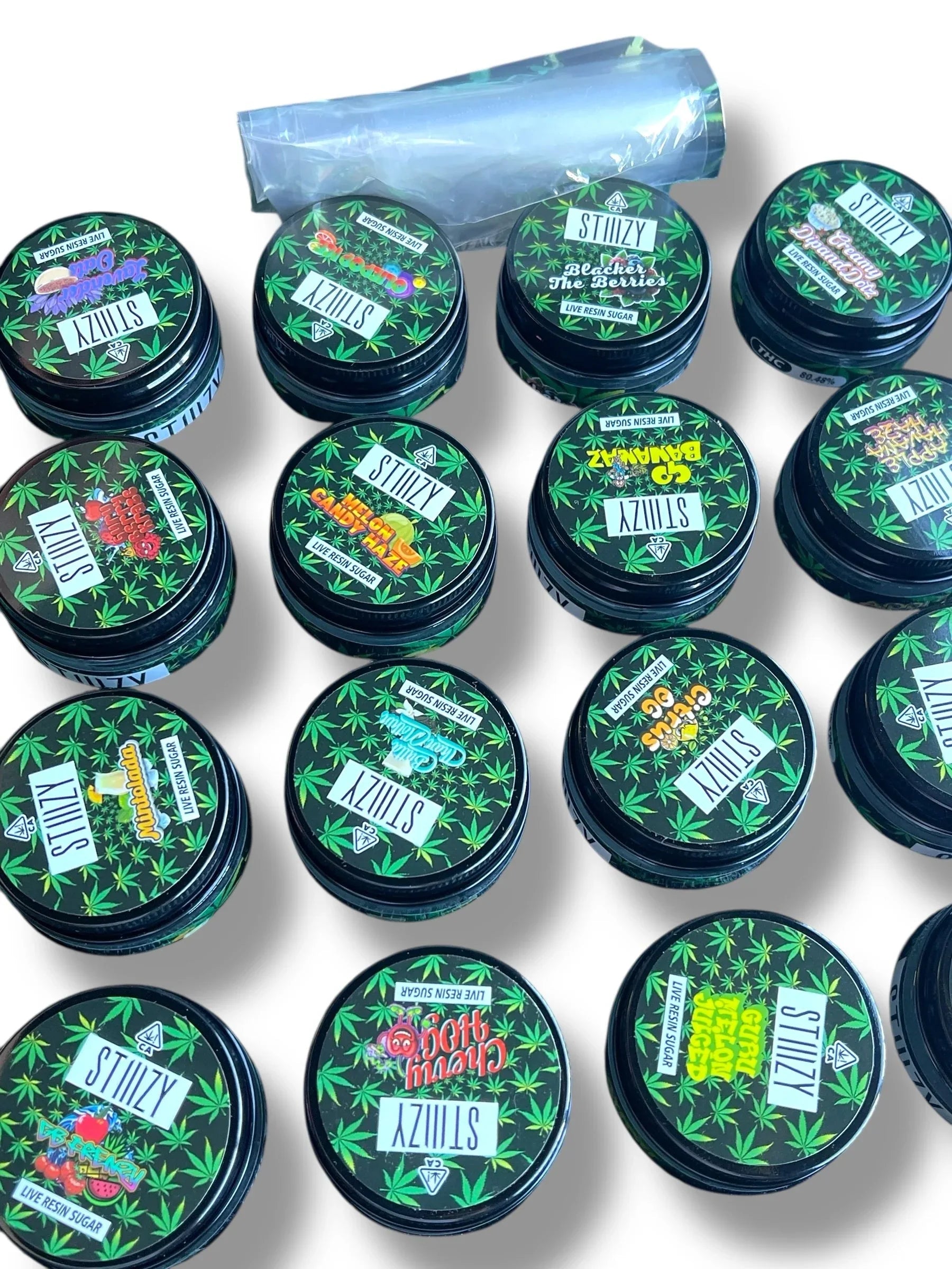 Stizzy Variety Pack 16-1oz Jars in a box Live Resin - Black Unicorn Hub