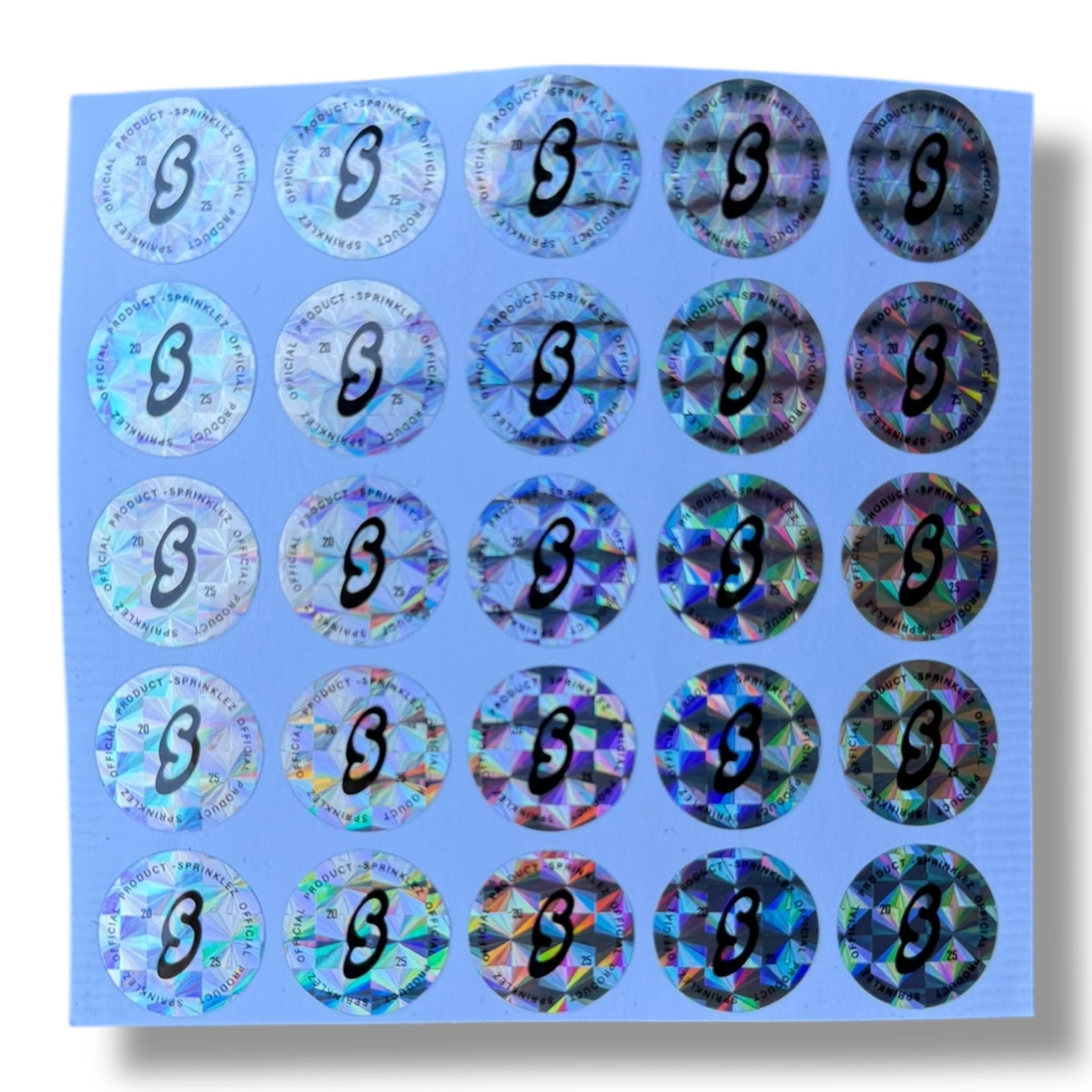 Sprinklez Poppin Pineapple 3.5G Mylar Bags -With stickers and label