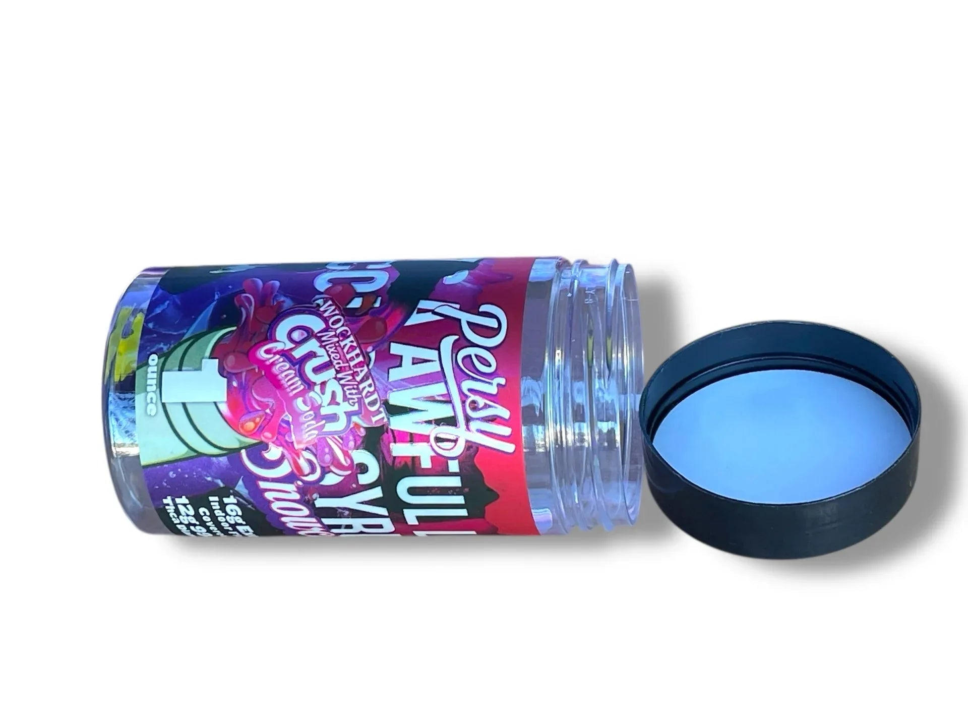 Persy Snowcaps Cough Syrup 16-1oz Plastic Jars - Varity Pack 16 Flavors in box 1 pound Empty Jars - Black Unicorn Hub
