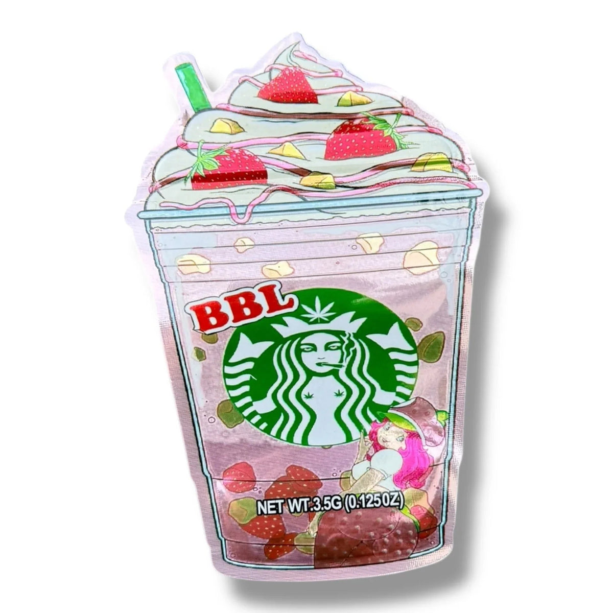 BBL 3.5g Mylar Bags & Boxes with Window - Black Unicorn Hub