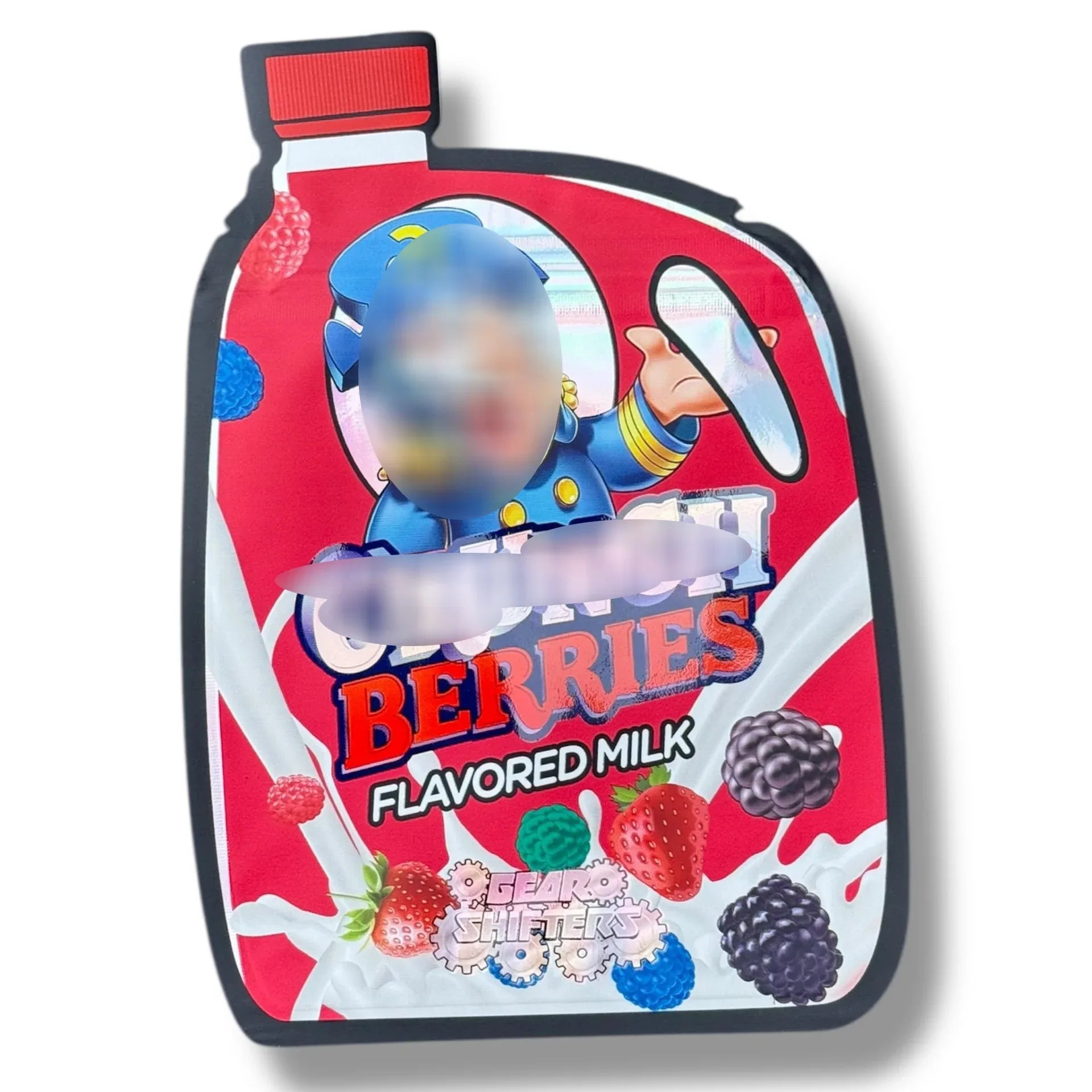 Berries Mylar Bag 3.5g shape bags - Black Unicorn Hub