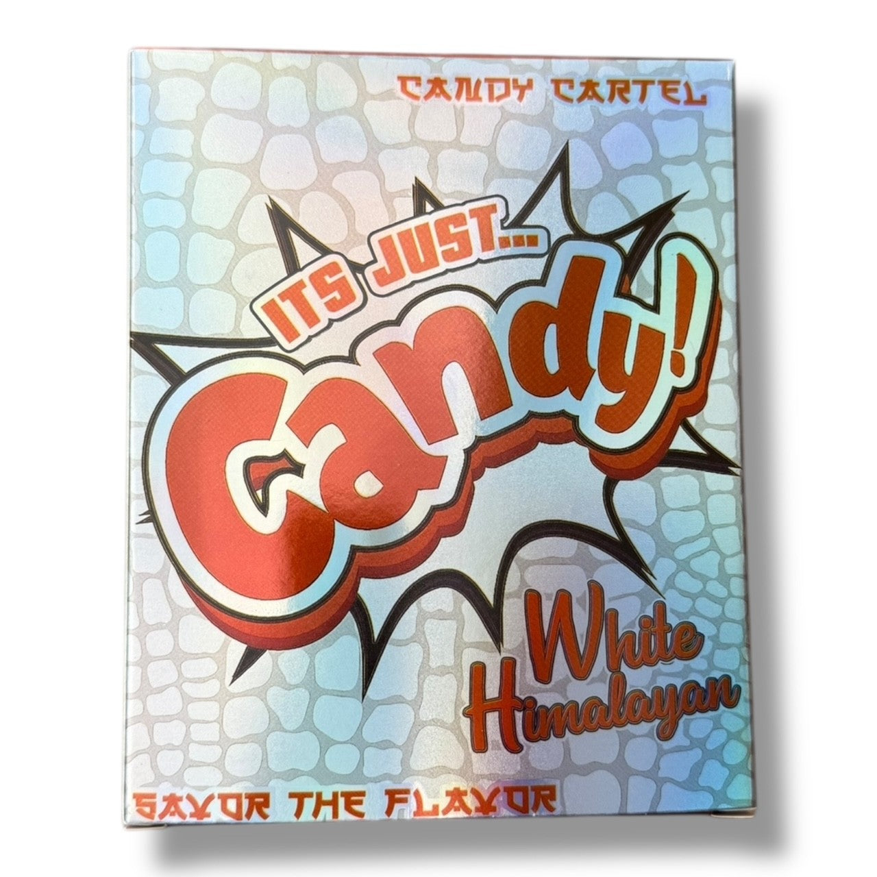 Candy white Himalayan Mylar Bags with Boxes 3.5g Box Packaging Candy Cartel
