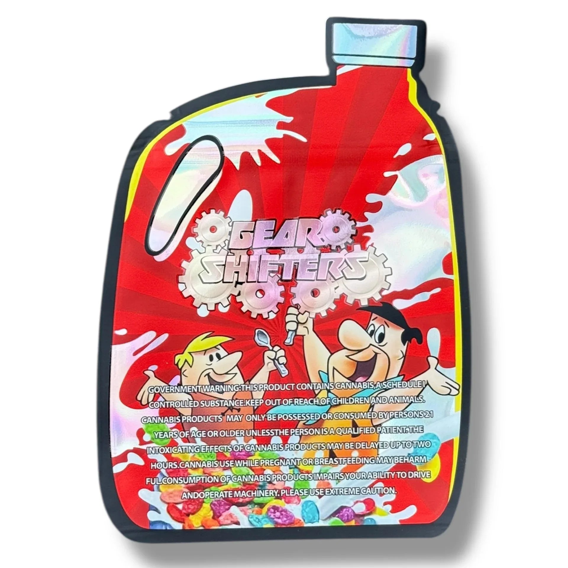 Frutty Mylar Bag 3.5g shape bags Gear Shifters - Black Unicorn Hub