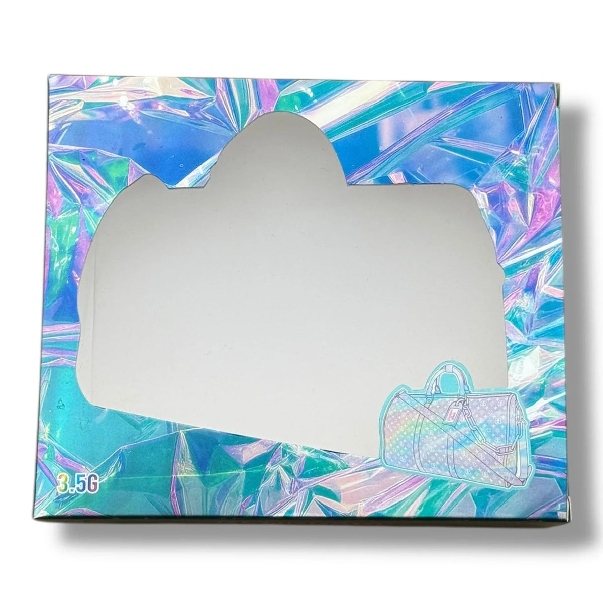 Handbag 3.5g Mylar Bags & Boxes with Window - Black Unicorn Hub