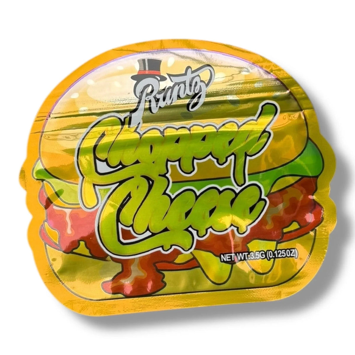 Chopped Cheese 3.5g Mylar Bags & Boxes with Window - Black Unicorn Hub